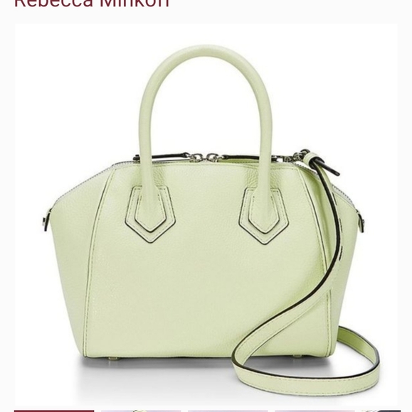 NWOT Rebecca Minkoff Pebbled Leather Satchel. - Picture 2 of 2